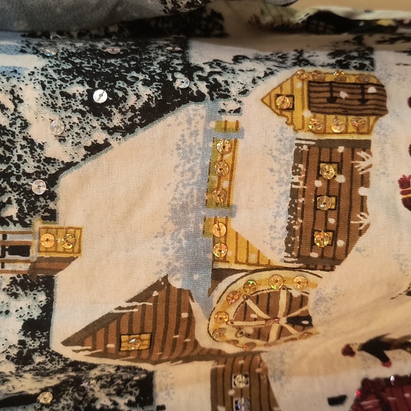 Sequined Holiday Top 14/16P - Picture 3 of 4